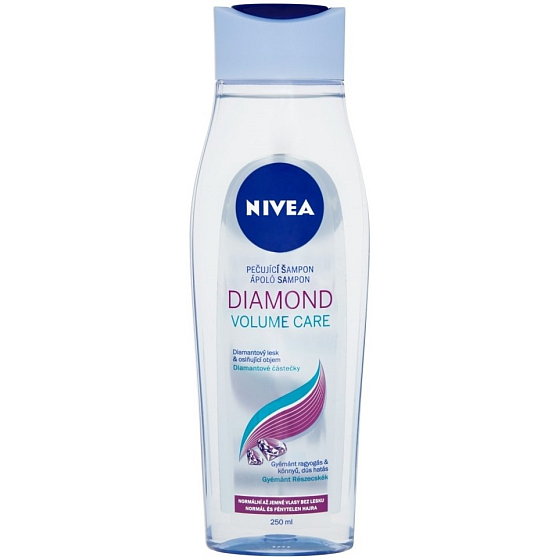 Nivea Diamond Volume Care nourishing shampoo for normal to fine hair without shine 250 ml