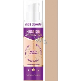 Miss Sports Mission Correction Multi-Action Foundation 002 Light 27.3 ml