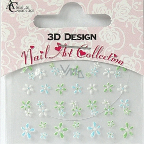 Absolute Cosmetics Nail Art 3D Nail Stickers 24905 1 sheet