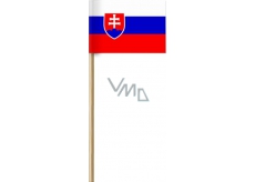 Arch Paper flag of the Slovak Republic on a stick 42 cm 1 piece