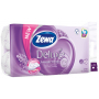 Zewa Deluxe Aqua Tube Lavender Dreams Perfumed Toilet Paper 150 shreds 3 ply 8 pieces, flushable roll
