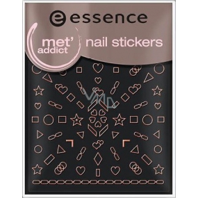 Essence Nail Art Stickers nail stickers 15 Met Addict 1 sheet