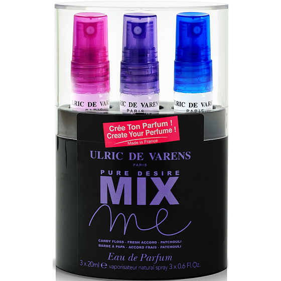 Ulric de Varens Mix Me Pure Desire Eau de Parfum for Women 3 x 20 ml
