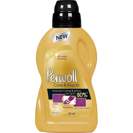 Perwoll Care & Repair washing gel renews the fibers, prevents pilling 50 doses of 3 l