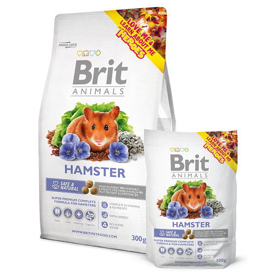 Brit Animals Complete Hamster 100g Complete Feed