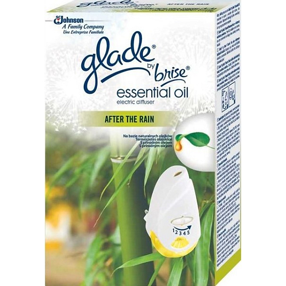 Glade Essential Oil After The Rain electric air freshener complete machine 20 ml
