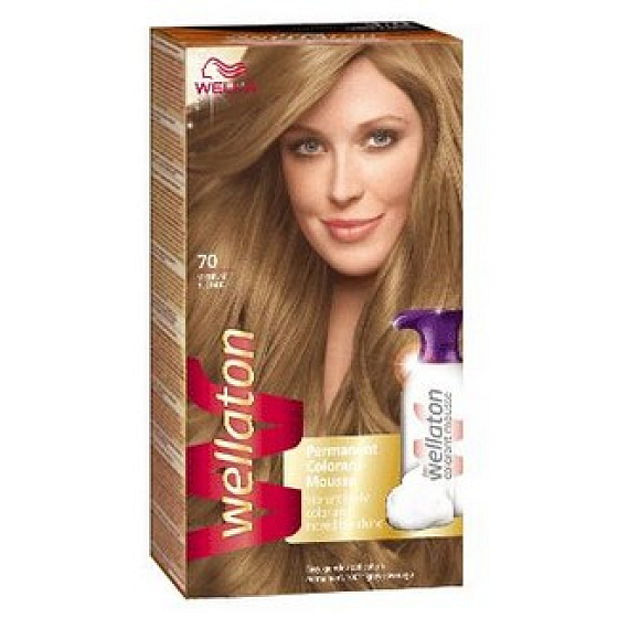 Wella Wellaton Foam Hair Color 7/0 Medium Blonde