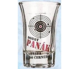 Nekupto Gifts with Humor Shot Glass Humorous Good Shot, Bullseye 0.04 l