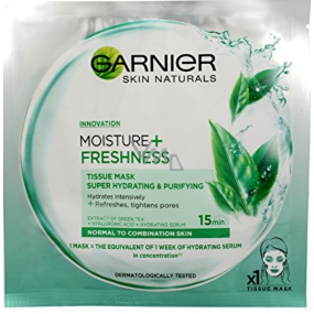Garnier Moisture + Freshness superhydrating cleansing textile face mask 15 minutes 32 g