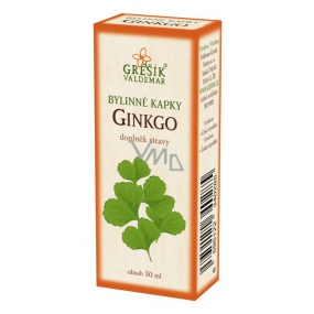 Sinner Ginkgo herbal drops for the peripheral circulatory system 50 ml