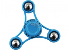 Fidget Spinner Gyro with balls anti-stress feature blue 6.5 x 6.5 cm