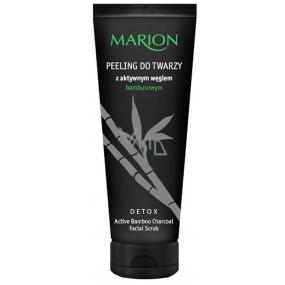 Marion Detox Black Facial Scrub Peeling Bamboo Peeling Mask 75 ml