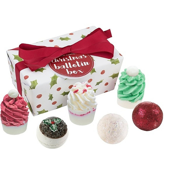 Bomb Cosmetics Luxury butter Christmas set ball 3 x 30 g + block 3 x 50 g, cosmetic set