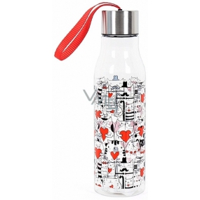 Albi Travel bottle Cats with hearts 650 ml