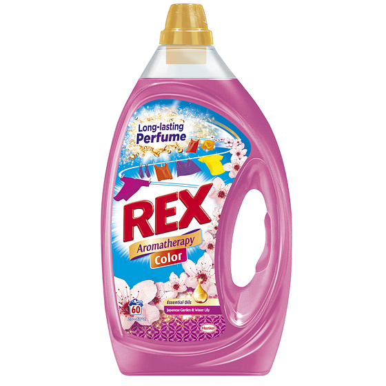 Rex Japanese Garden & Water Lily Aromatherapy Color gel for washing colored laundry 60 doses 3 l
