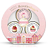 Baylis & Harding Strawberry Cupcake + Sugar Almonds + Raspberry Virgin Cotta Lip Balm 3 x 20 ml, Pink Collection Cosmetic Set