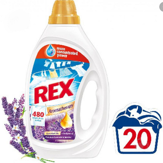 Rex Provence Lavender & Jasmine Aromatherapy Universal Wash Gel 20 doses of 1 liter