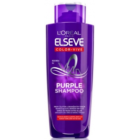 Loreal Paris Elseve Color Vive Purple shampoo against yellow and