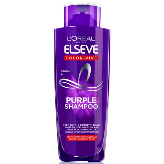 Loreal Paris Elseve Color Vive Purple Shampoo for Yellow and Orange Tones 200 ml
