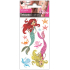 Tattoo decals coloured with glitters Mermaids 10,5 x 6 cm