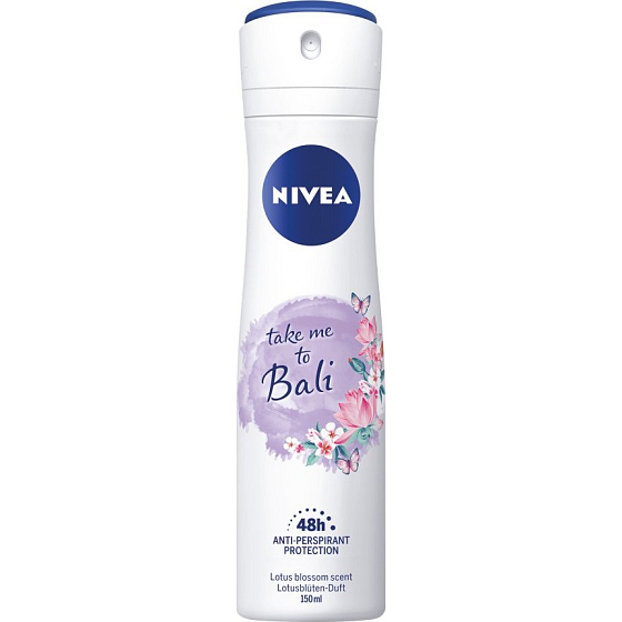 Nivea Take Me to Bali antiperspirant deodorant spray for women 150 ml