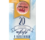 Nekupto Birthday Card with Flask Forever Princess 115 x 170 mm