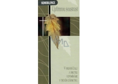 Nekupto Condolence Card Sincere Condolences G 3498