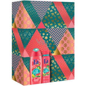 Fa Island Vibes Fiji Dream shower gel 250 ml + Island Vibes Fiji Dream deodorant spray for women 150 ml, cosmetic set