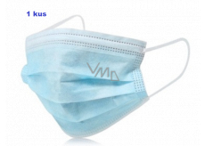 Disposable drape, face mask blue 1 piece