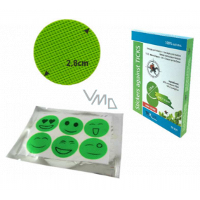 Trixline Repellent Sticker Against Ticks Green 6 Pieces TR625