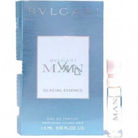 Bvlgari Man Glacial Essence Eau de Parfum for Men 1.5 ml with spray, vial