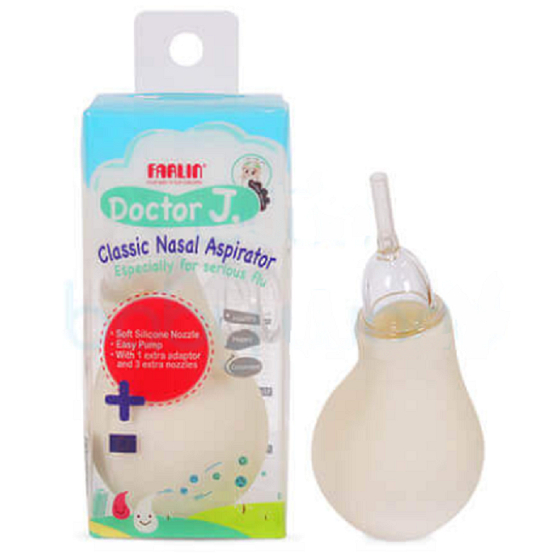 Baby Farlin Nasal aspirator with a set of spare attachments