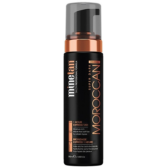 MineTan My Moroccan Self Tan Foam self-tanning foam with argan oil 200 ml