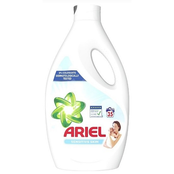 Ariel Sensitive Skin liquid washing gel 35 doses 1,925 l