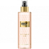James Bond 007 Mysterious Rose parfémovaný tělový sprej pro ženy 250 ml