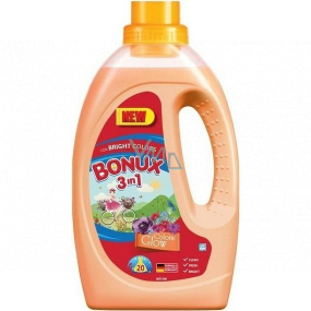Bonux Colors Glow 3in1 liquid washing gel for coloured clothes 20 doses 1,1 l
