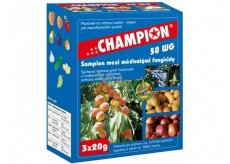 Champion 50 WG fungicidní a baktericidní přípravek na ochranu rostlin 3 x 20 g