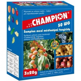 Champion 50 WG fungicide and bactericide plant protection product 3 x 20 g