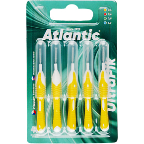 Atlantic UltraPik interdental brushes 0,4 mm Yellow 5 pieces