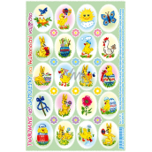Arch Shaped stickers for Easter eggs die-cut Birds 10 x 15 cm 20 pieces
