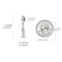 Sterling silver 925 Religious charms Our Lady of Lourdes, bracelet pendant