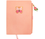 Albi Diary 2024 with design pen Butterfly 10,7 x 14,5 x 1,2 cm