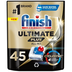 Finish Powerball Ultimate Plus All in 1 dishwasher capsules 45 pcs