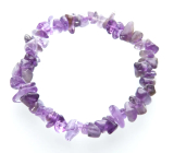 Amethyst bracelet natural stone 19 cm, stone of kings and bishops