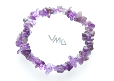 Amethyst bracelet natural stone 19 cm, stone of kings and bishops