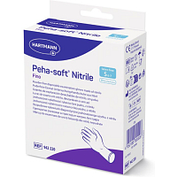 Peha-soft Nitrile Disposable Protective Gloves Size S, 10 pcs