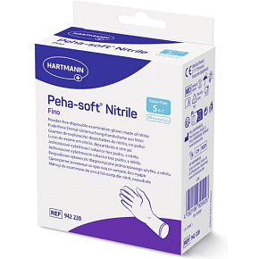 Peha-soft Nitrile Disposable Protective Gloves Size S, 10 pcs