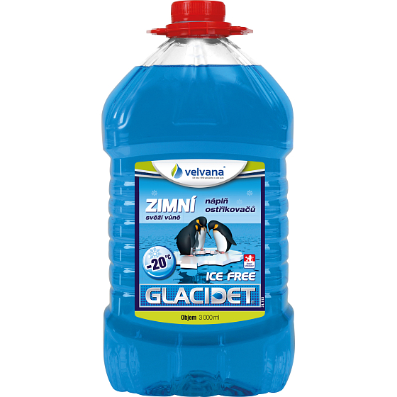 Velvana Glacidet Ice Free -20 °C, antifreeze mixture for windscreen washers, 3 l