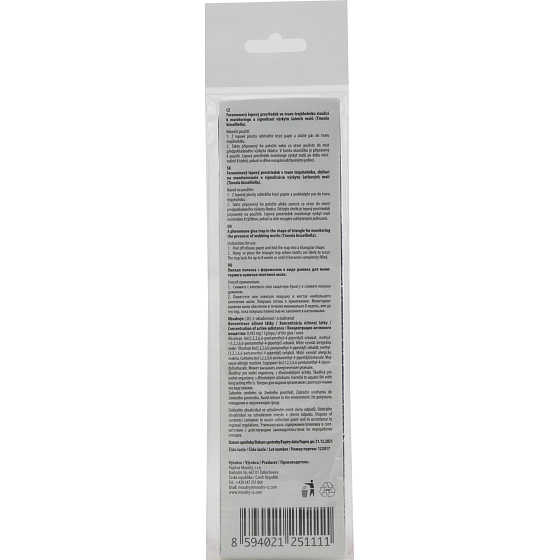 Papírna Moudrý DressBand adhesive tape for clothes moths, 22 x 6cm, 1 piece