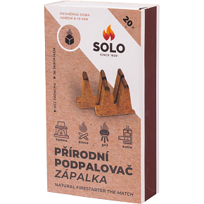 Firestarter Solo Wooden Match, 20 Firestarters